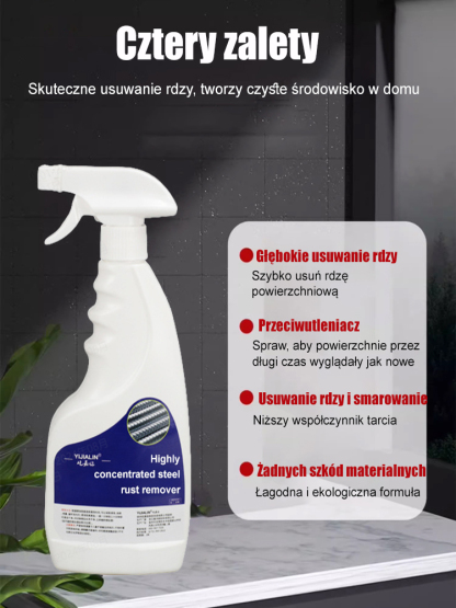 🥳【Szybkie usuwanie rdzy】 Mocny odrdzewiacz ze stali