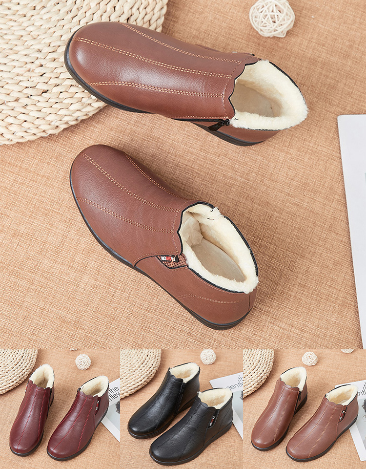 👢Ciepłe buty antypoślizgowe damskie 🔥Wyselekcjonowana włoska skóra bydlęca, elegancka i niezwykle wygodna 