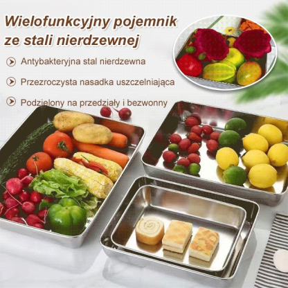 🌟Taca przeznaczona do kontaktu z żywnością ze stali nierdzewnej, bezpieczna i higieniczna