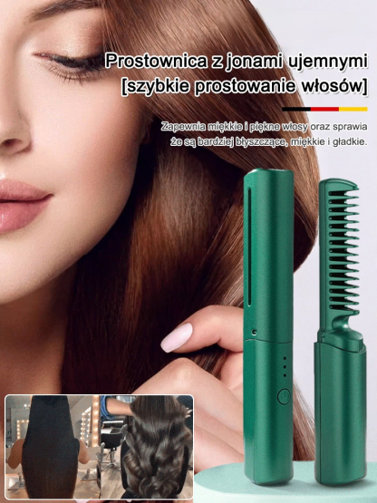 Prostownica z jonami ujemnymi [szybkie prostowanie włosów]