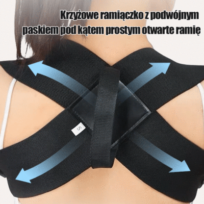🕺Opaska treningowa z gumką💯Noś ją tylko przez dwie godziny dziennie, aby rozwinąć pamięć mięśniową, naturalnie wyprostować plecy i poprawić postawę.