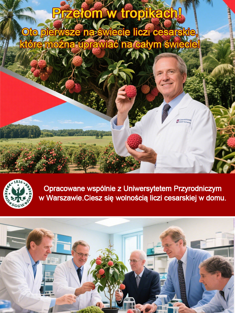 Król Liczi! 🌎 Odmiana liczi, która może być uprawiana na całym świecie! Owoce są większe niż jajka! 🥚✨