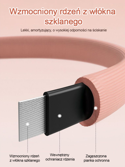 Wielofunkcyjny krąg do jogi i pilatesu na wzmocnienie nóg