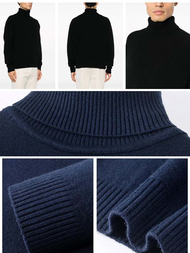 Wełniany sweter premium, cieplejszy niż kurtka puchowa!