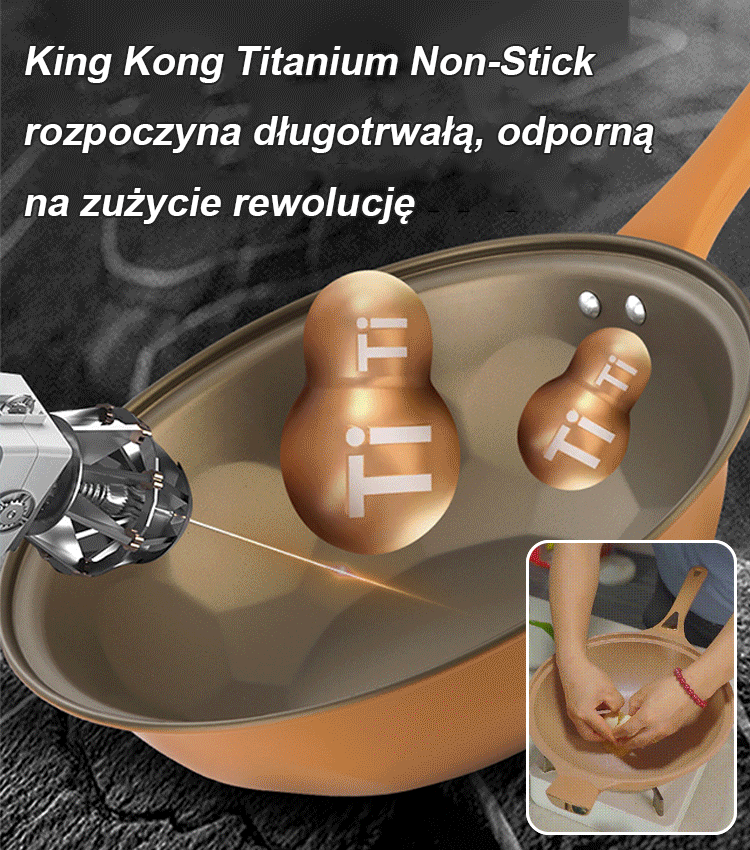 Tytanowy nieprzywierający mikroszybkowar