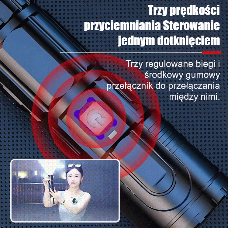 🔦Nowa bojowa latarka LED🛸Jasna i dalekosiężna, z szerokim obszarem naświetlania i może oświetlać do 5000 metrów!