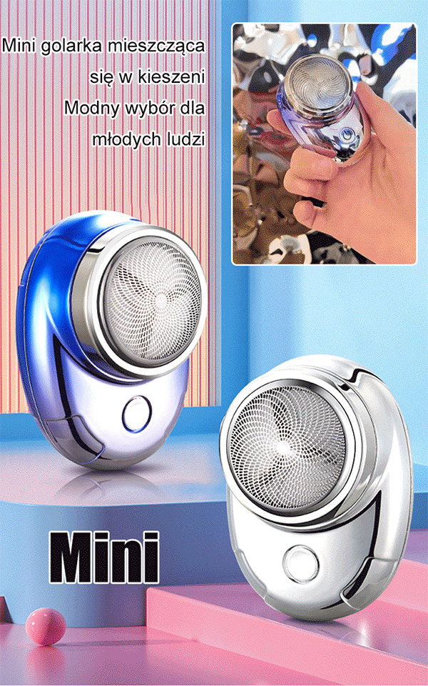 Mini golarka w gradientowym kolorze