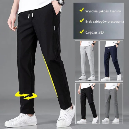 👖 【Wygodne i wszechstronne】 proste spodnie na co dzień