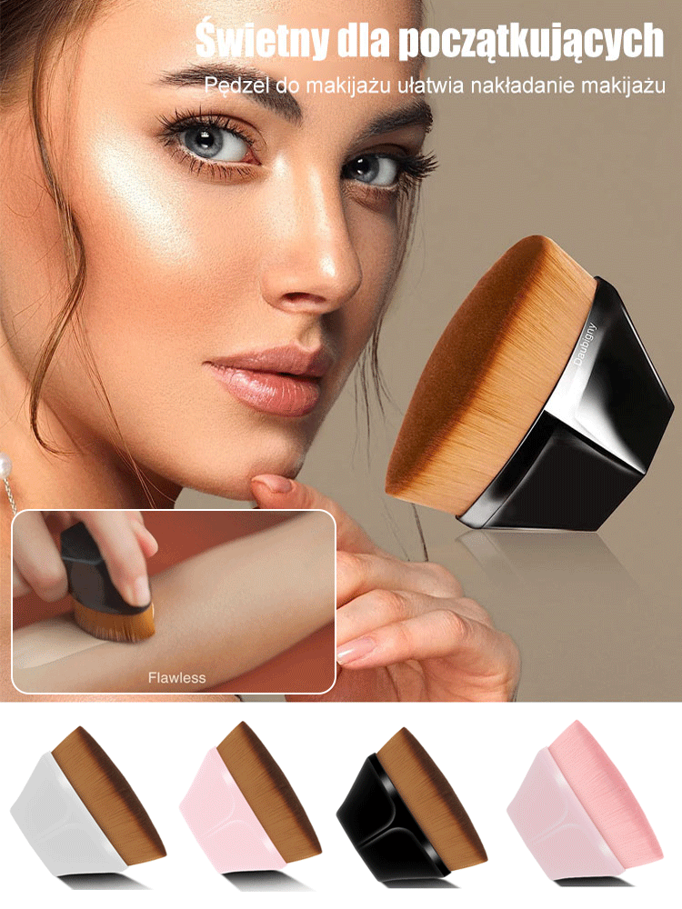 💄【Niewidoczne pory】Pędzel do makijażu w kształcie płatków bezśladowych