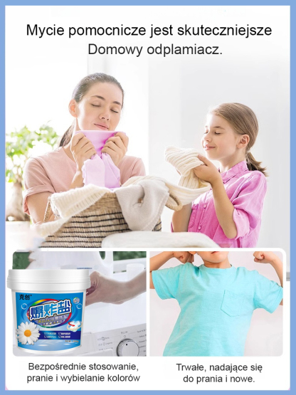 【Cała rodzina czystego】Wielofunkcyjna sól wybuchowa do czyszczenia odzieży, obuwia i domu