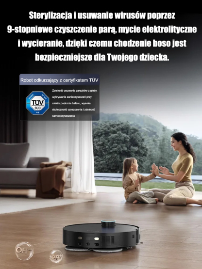 💯Nowy inteligentny robot próżniowy💥może pokryć 500 metrów kwadratowych na jednym ładowaniu, nie pozostawiając martwych punktów do czyszczenia!