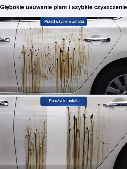🌟【1 sekunda czystości】Spray do czyszczenia offsetowego asfaltu🌈Skutecznie czyści, nie uszkadzając lakieru samochodowego