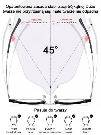 【Inteligentne okulary do czytania z dynamicznym zoomem】✨ Oprawki z ultra lekkiego tytanu, 🌈 automatyczna adaptacja koloru i polaryzacji.
