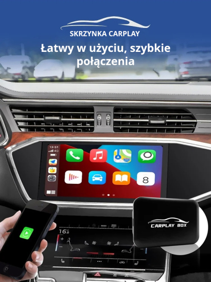 Oryginalny przewodowy do bezprzewodowego CARPLAY