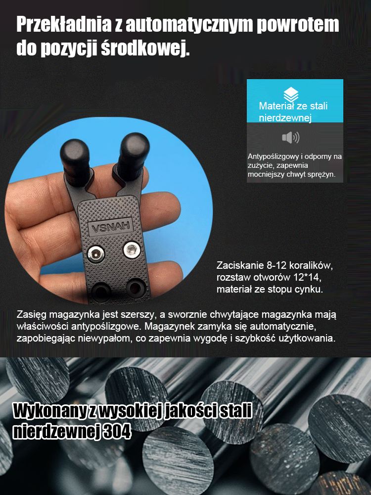 【✅ Nie wymaga pozwolenia】🔩 Emiter ze stali nierdzewnej 304 — ♾️ nigdy się nie zużywa! ✨