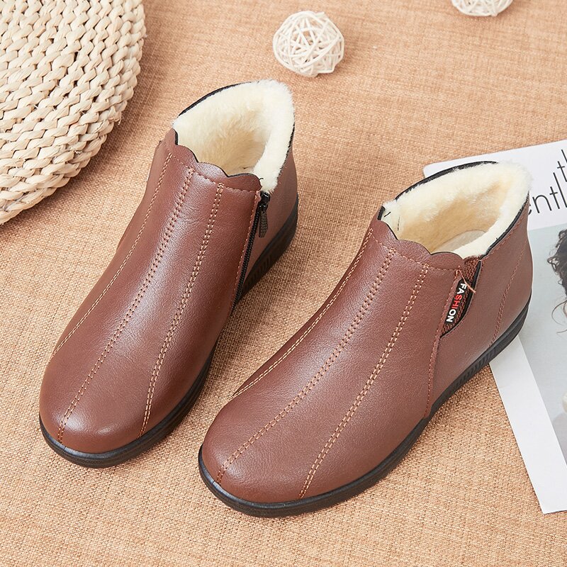 👢Ciepłe buty antypoślizgowe damskie 🔥Wyselekcjonowana włoska skóra bydlęca, elegancka i niezwykle wygodna 