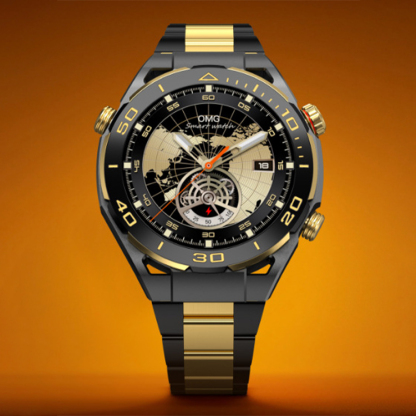 ⌚ 【Pierwsze wydanie w 2024 r.】 Inteligentny zegarek z czarnego złota! 💥Monitoruj swoje zdrowie i akcentuj swój styl!