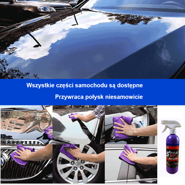 [Środek do powlekania samochodów] 30 razy większa moc czyszczenia, usuń plamy w 10 sekund!