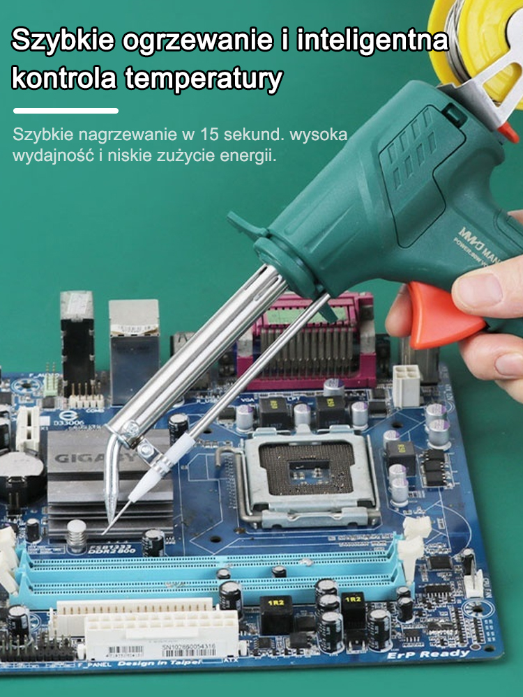💥【Szybkie nagrzewanie w 3 sekundy】Wielofunkcyjna lutownica z zestawem lutownicy cynowej💫10 razy wydajniejsza niż tradycyjny sprzęt lutowniczy