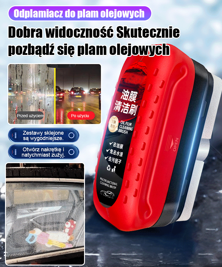 [🌟Nowo opracowana szczoteczka do czyszczenia filmu olejowego Toyoty🌟]💥Może zaoszczędzić 400 000 zł na kosztach konserwacji rocznie! Usuwa plamy z filmu olejowego w ciągu 1 sekundy i utrzymuje się aż do 6 miesięcy! ✅