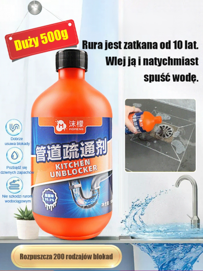 🚽 【Poprawa zapachu】 Środek do usuwania zatorów w rurach