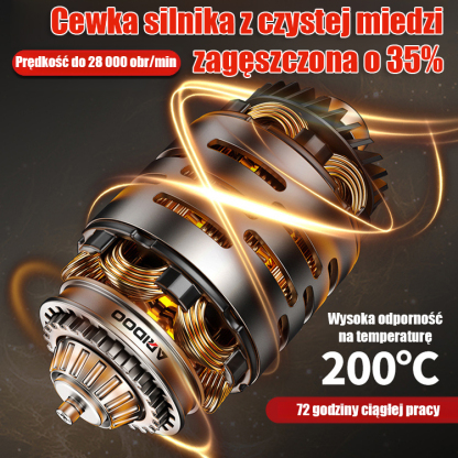 🌟 【Inteligentny wyświetlacz】 Niemiecka wielofunkcyjna mini szlifierka kątowa