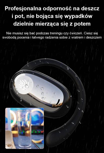 🎼 【Obrotowy dźwięk przestrzenny o 180°】 Słuchawki OWS Bluetooth🎧 zapewniają wrażenia dźwiękowe jak na koncercie!