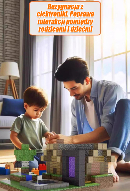 Zainspirowany „Minecraftem” 🌍Wielofunkcyjne magnetyczne klocki