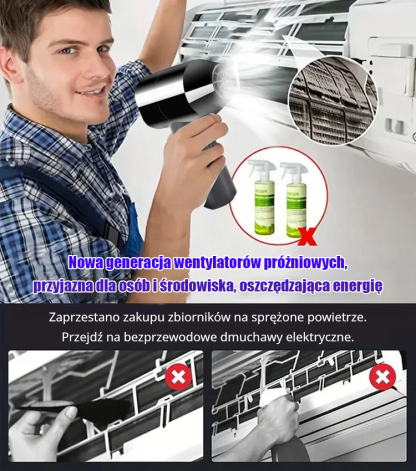 💨Przenośna suszarka do włosów💥Poziom burzy! Prędkość sięga aż 130 000 obr./min, a najszybsza to 2000 obr./min!