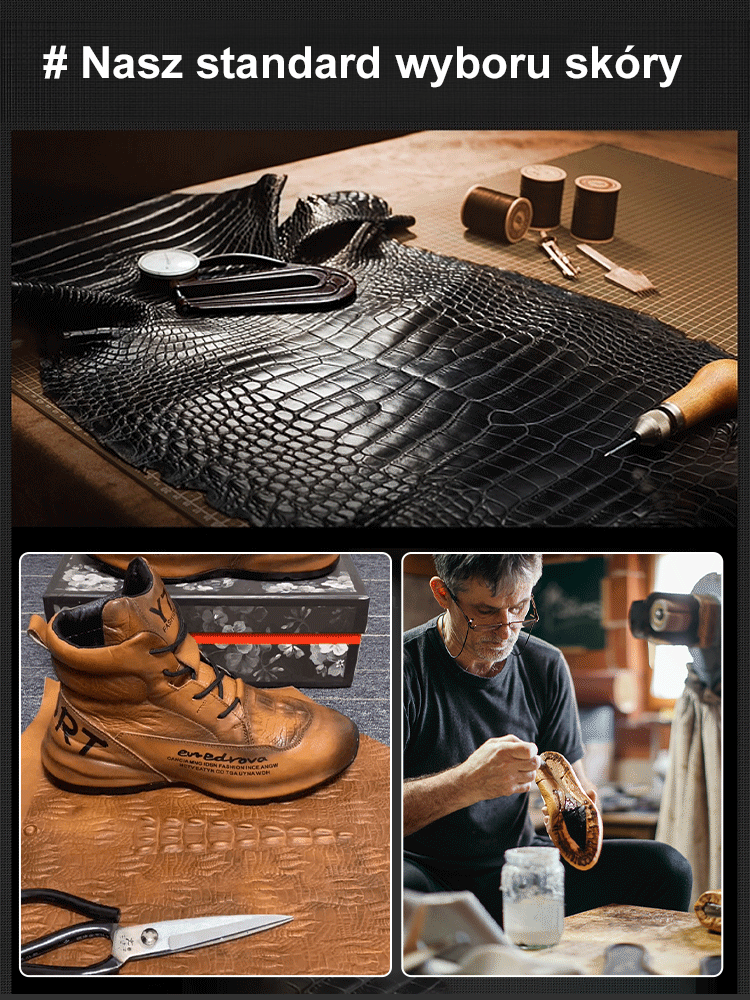 👞[„FNAA Shoe Awards”] Męskie buty na co dzień ze skóry teksturowanej💥W połączeniu z 3 milionami danych o modelach stóp, specjalnie zaprojektowane dla stóp lokalnych mieszkańców
