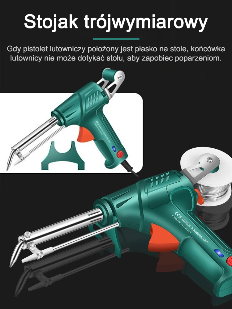 💥【Szybkie nagrzewanie w 3 sekundy】Wielofunkcyjna lutownica z zestawem lutownicy cynowej💫10 razy wydajniejsza niż tradycyjny sprzęt lutowniczy