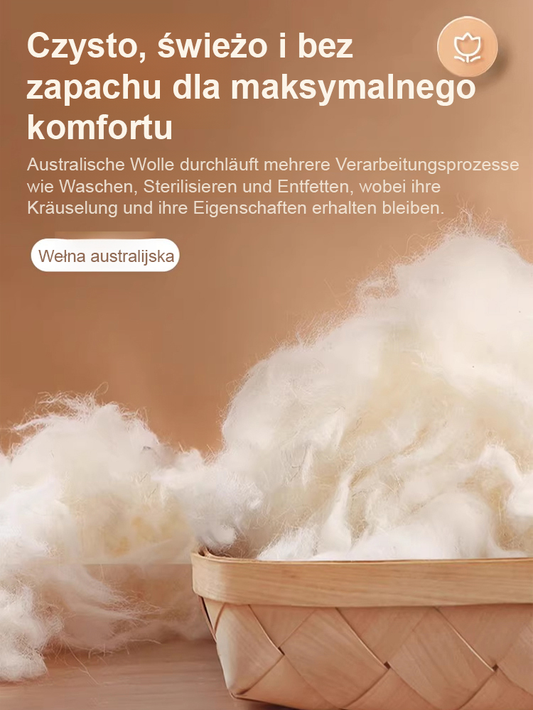Luksusowa Nakładka z Wełny Australijskiej 🇦🇺 | Twój Sen w Chmurach! ☁️