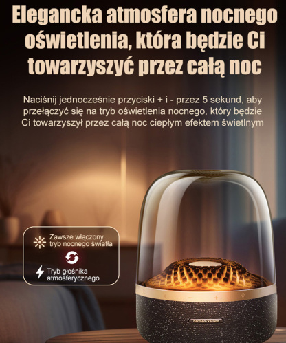 🎼 【Poczuj miliony jakości dźwięku】Nowy, przeszklony, kolorowy głośnik Bluetooth🎧W chwili, gdy zabrzmi muzyka, cały świat jest mój!