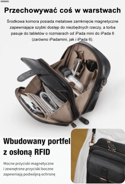 [🌟Retro Dwuwarstwowa torba na ramię o dużej pojemności] Bezpłatna wysyłka zwrotna
