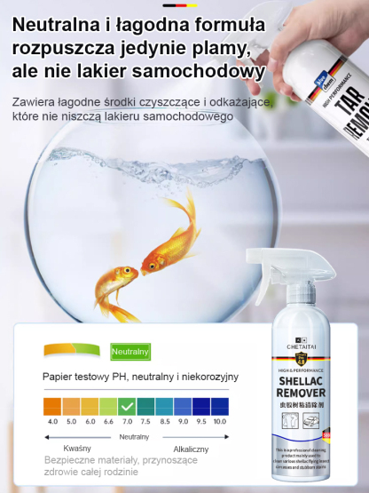 🌟【1 sekunda czystości】Spray do czyszczenia offsetowego asfaltu🌈Skutecznie czyści, nie uszkadzając lakieru samochodowego