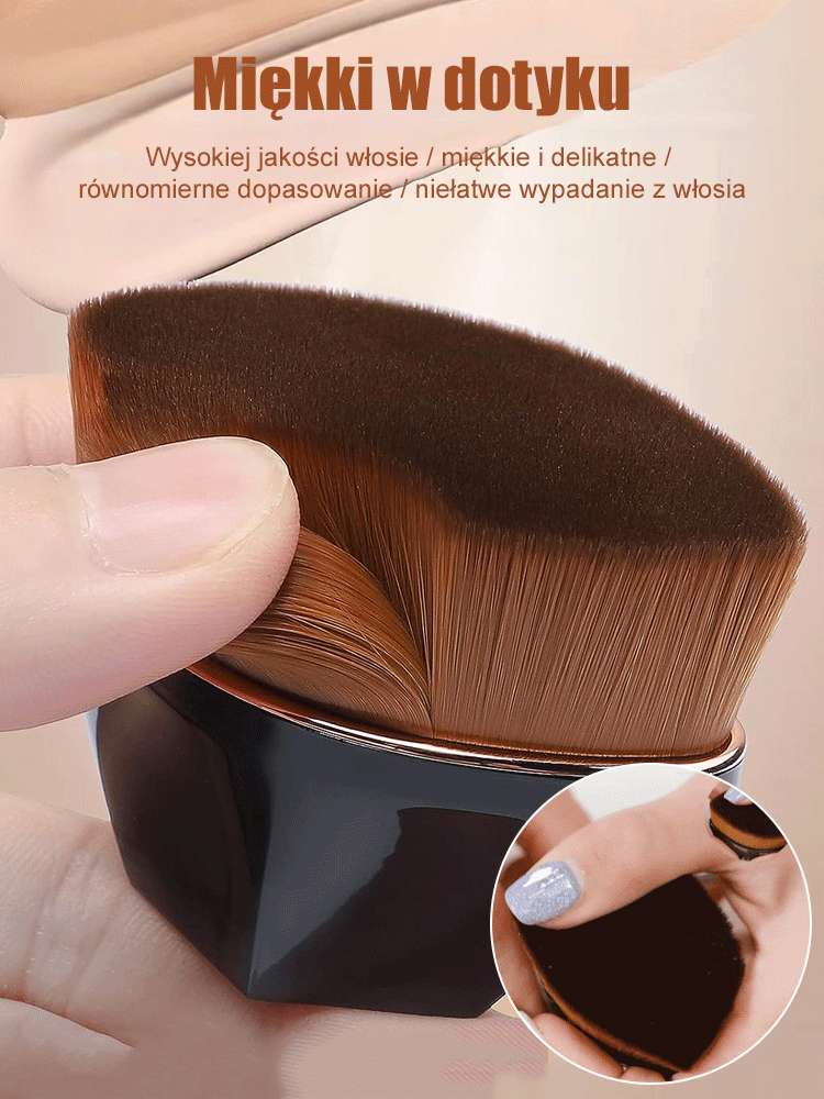 💄【Niewidoczne pory】Pędzel do makijażu w kształcie płatków bezśladowych