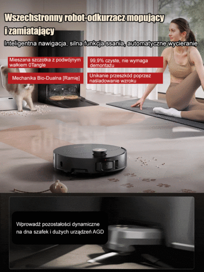 💯Nowy inteligentny robot próżniowy💥może pokryć 500 metrów kwadratowych na jednym ładowaniu, nie pozostawiając martwych punktów do czyszczenia!