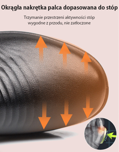 👢Ciepłe buty antypoślizgowe damskie 🔥Wyselekcjonowana włoska skóra bydlęca, elegancka i niezwykle wygodna 