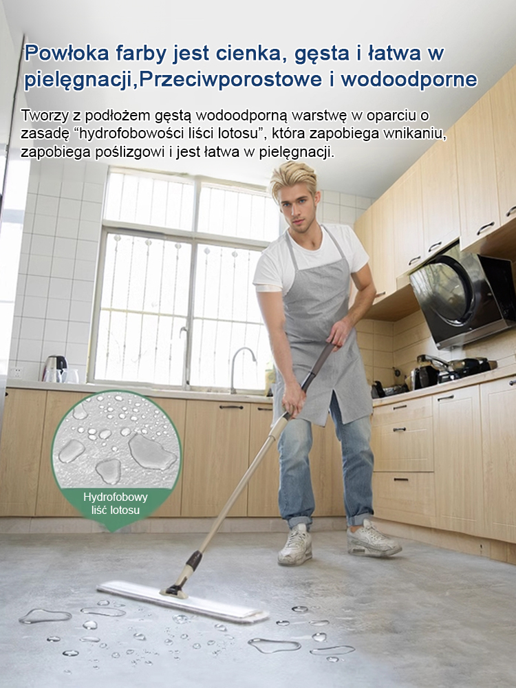 【Automatyczne naprawianie pęknięć】Wysoko elastyczna uniwersalna farba wodoodporna do wewnętrznych i 