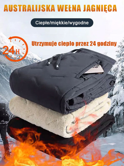 ❄️Spodnie dresowe z kaszmiru⛄️Miękkie i delikatne, nie odczujesz zimna nawet, gdy będzie minus 30 stopni.