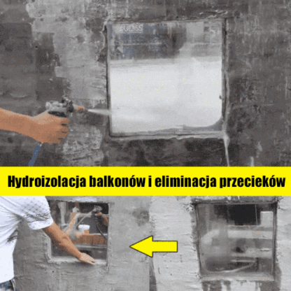 🌨 【Wydajna wodoodporna】 Poliuretanowa powłoka uszczelniająca