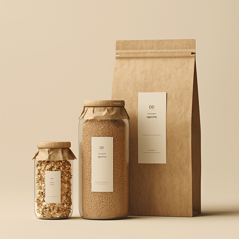 Kraft-Paper Ziplock Pouch