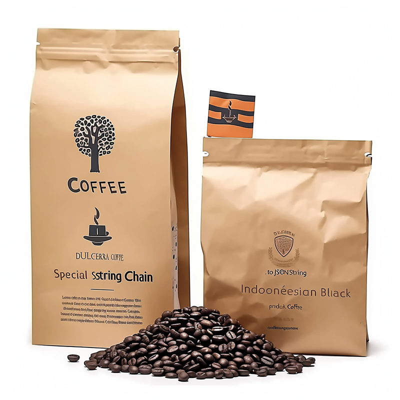 Kraft-Paper Ziplock Pouch