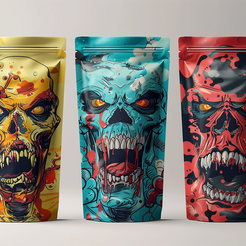 Custom 3.5g Mylar Bags