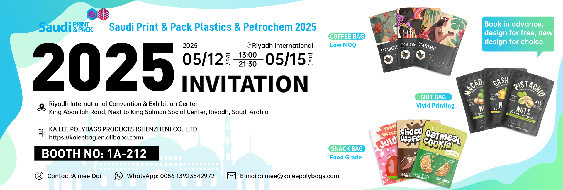 Saudi Print & Pack Plastics & Petrochem Exhibitions 2025-Ka Lee Polybags