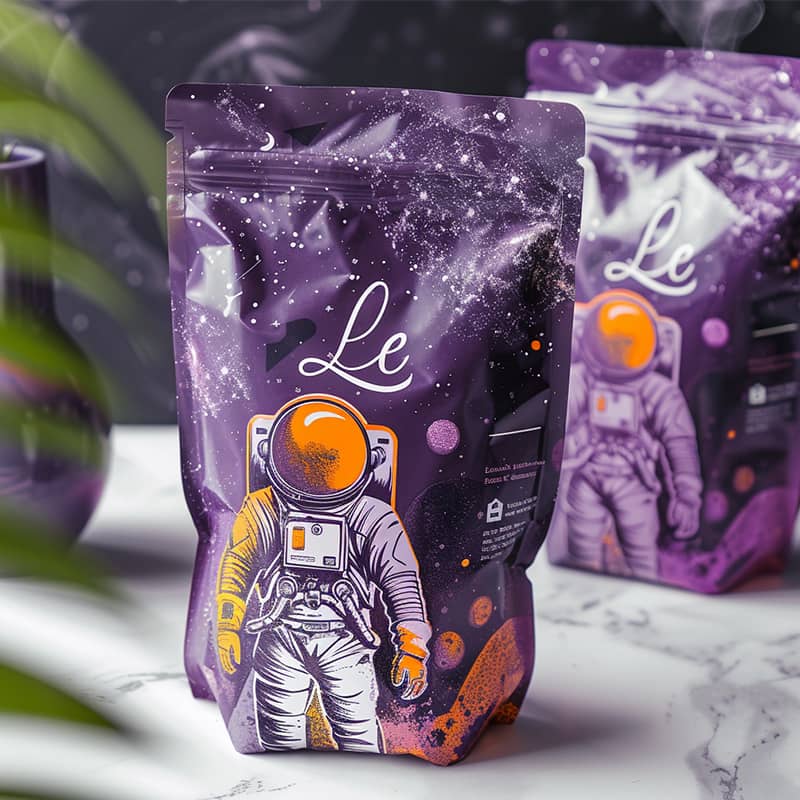 Child-Resistant Mylar Bags  4″ x 6″