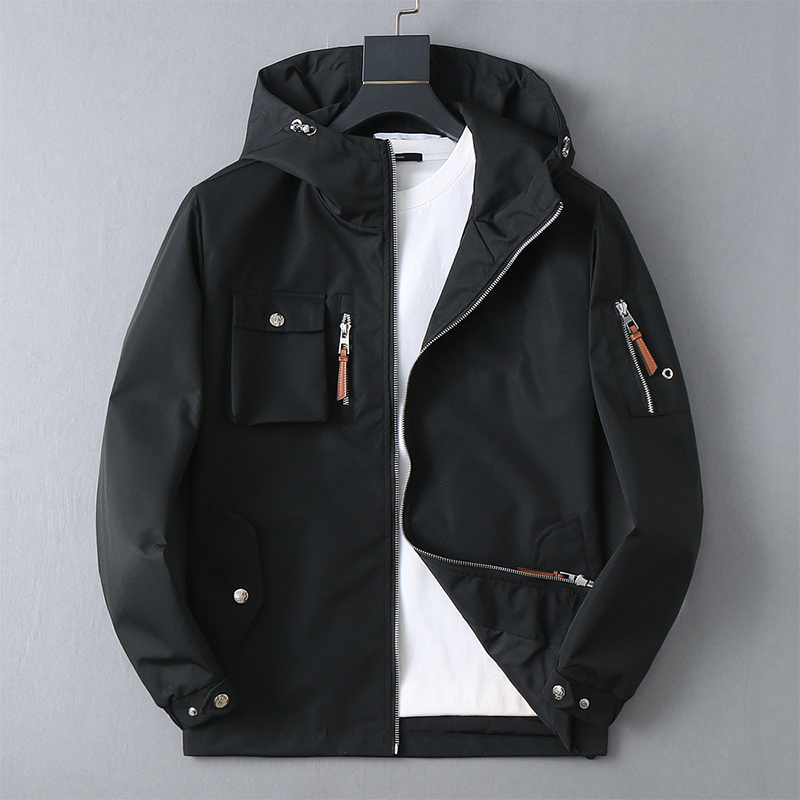 2025 Spring New Soft Fine Comfortable Breathable, Men's Fashion Casual Hooded Jacket Outerwear