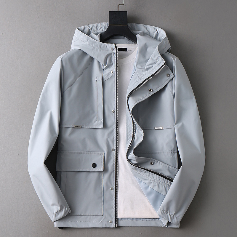 2025 Spring New Soft Fine Comfortable Breathable, Men's Fashion Casual Hooded Jacket Outerwear