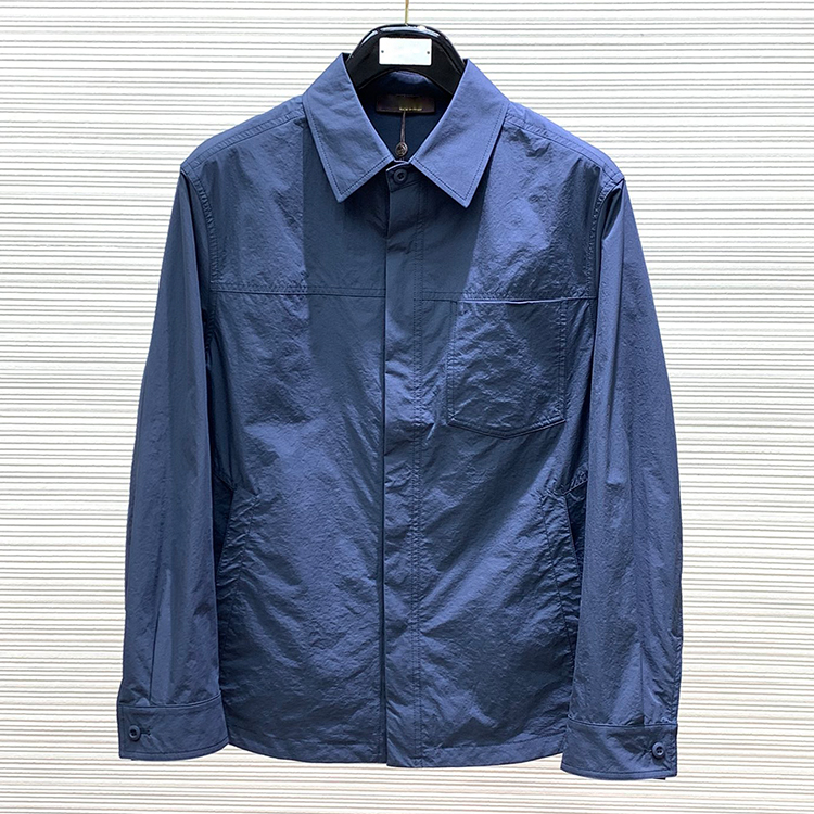 Men's Minimalist Fashion Casual Jacket with Turn-down Collar