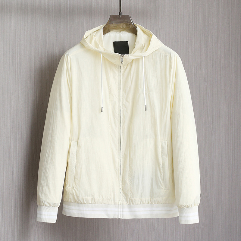 2025 Spring/Summer New Breathable Comfortable Custom Premium Fabric Casual Tailoring Excellent Fit Men's Hooded Jacket